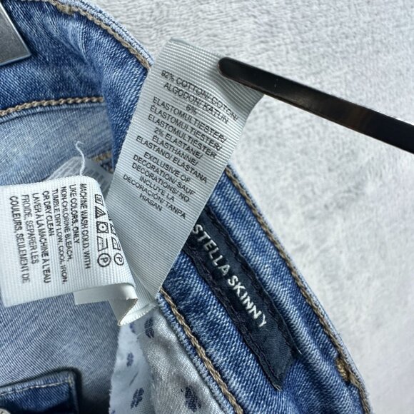 Lucky Brand Stella Skinny Jeans Candiani Denim Ankle 7W13756 Womens SZ 2/26 Blue - Picture 5 of 12